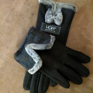 NEW❣️ black bow tie gloves.
